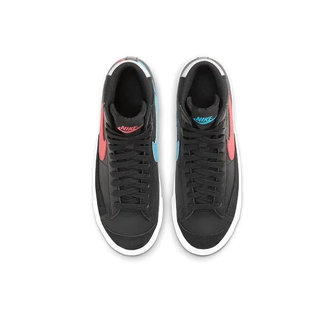Nike Blazer Mid 77 Black Fusion Red Blue GS-3