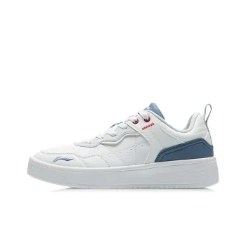 LINING The Beginning Of The Line Skateboard Shoes Men Low Top Ecru/Slate Blue