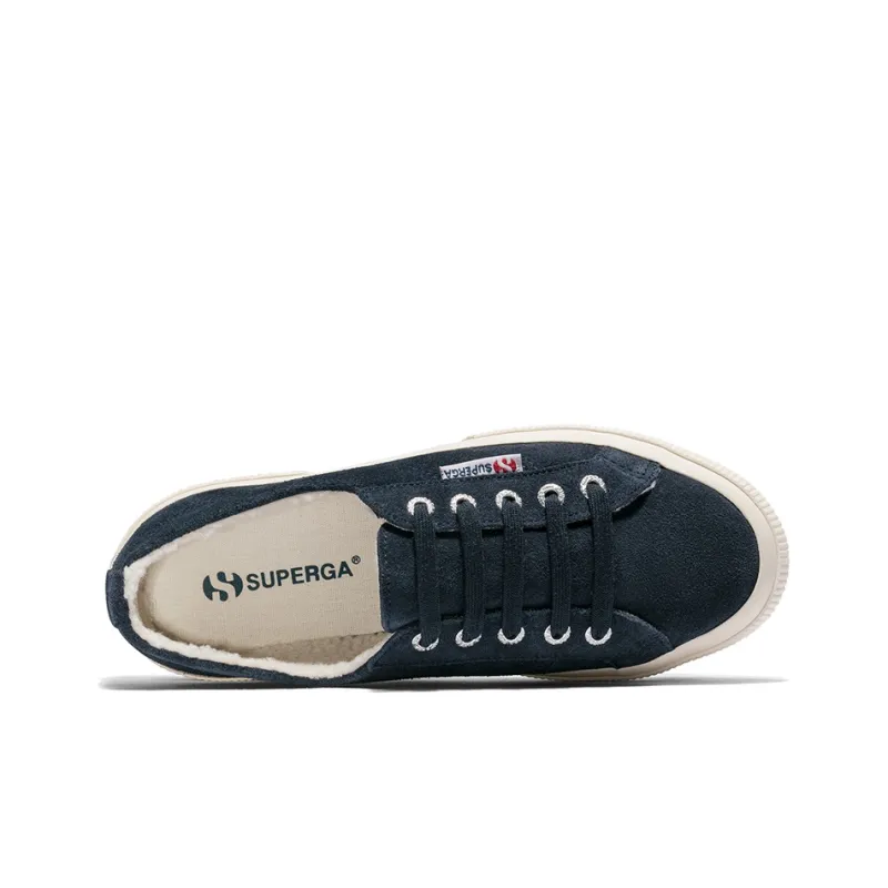 SUPERGA Low Top Skateboard Shoes Unisex Navy Blue-2