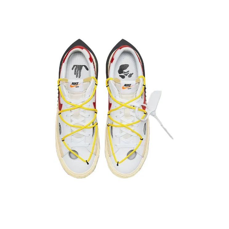 Nike Blazer Low Off White University Red-3