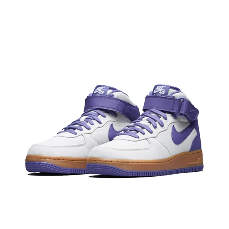 Nike Air Force 1 Mid 07 Txt 'Light Bone Dark Iris'-1