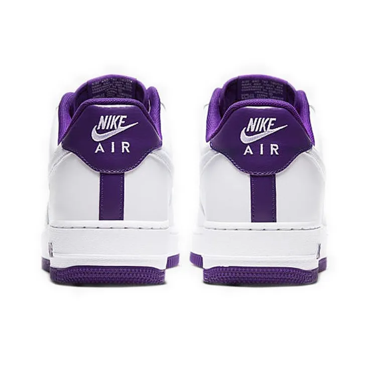 Nike Air Force 1 Low '07 White Voltage Purple Men's-4