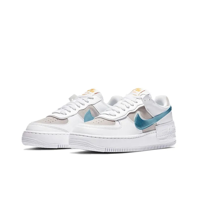 Nike Air Force 1 Low Shadow White Vast Grey Glacier Ice Women's-2