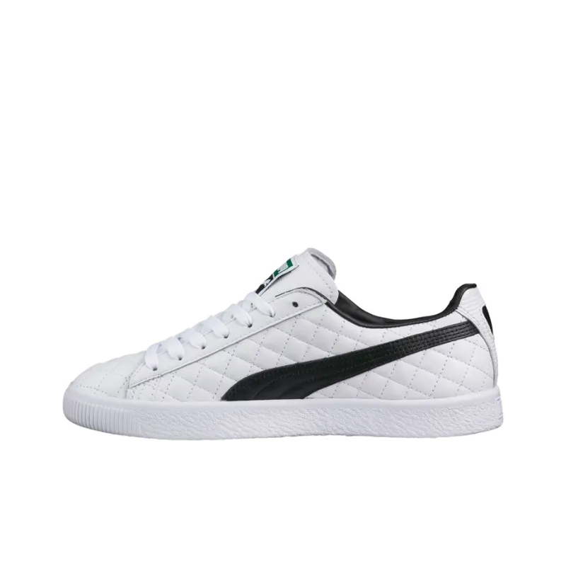 PUMA Clyde Dressed Board Shoes White Women's-0