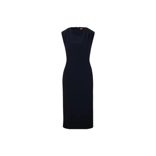 HUGO BOSS Sleeveless Dresses Women's Marine Blue