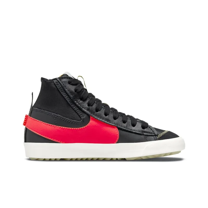 Nike Blazer Mid 77 Jumbo Black Bright Crimson-1