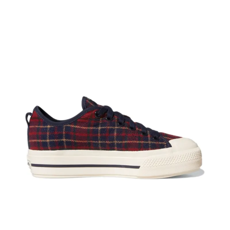 Adidas Nizza Rf Platform Low Plaid Women's-1