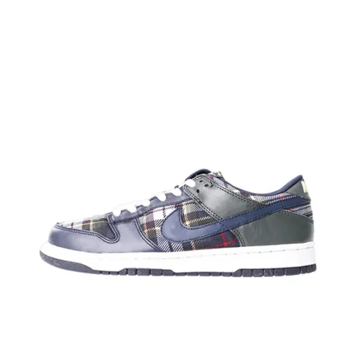 Nike Dunk Skateboard Shoes Women's Low-Top Midnight Blue/Black