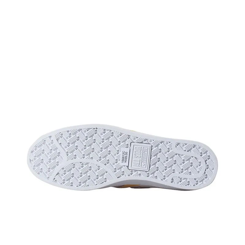 Converse Pro Leather Hi White Amarillo-4