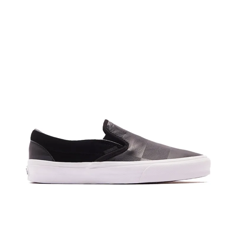 Vans Classic Slip On Oversized Checkerboard Black-1