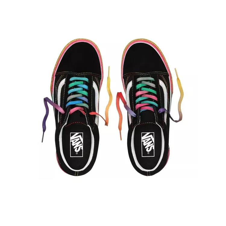 Vans Old Skool Stacked 'Glitter Black Rainbow' Women's-3