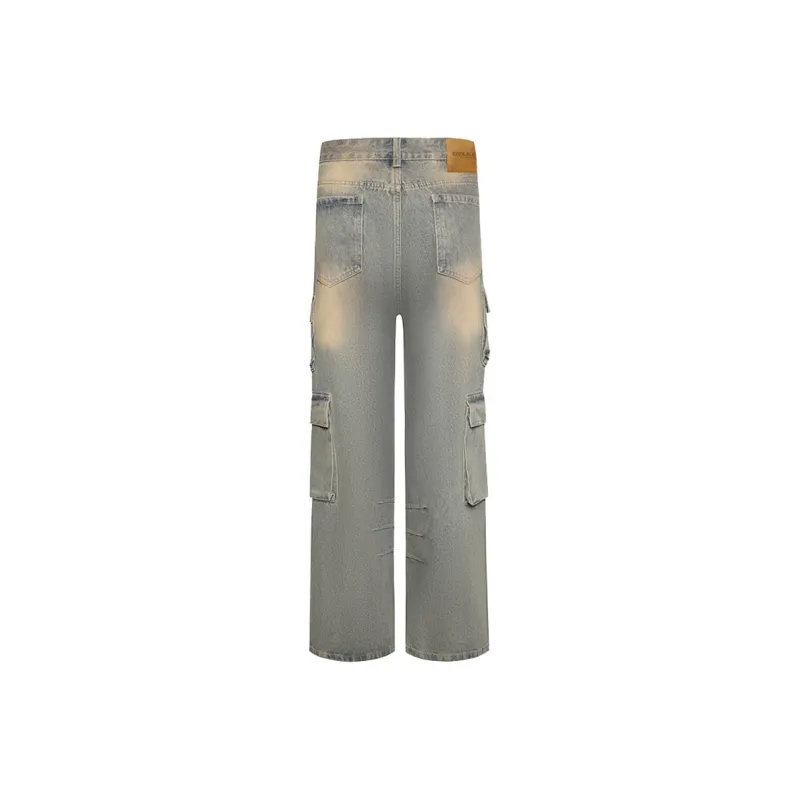 COOLALPACA Jeans Unisex Vintage Blue-1