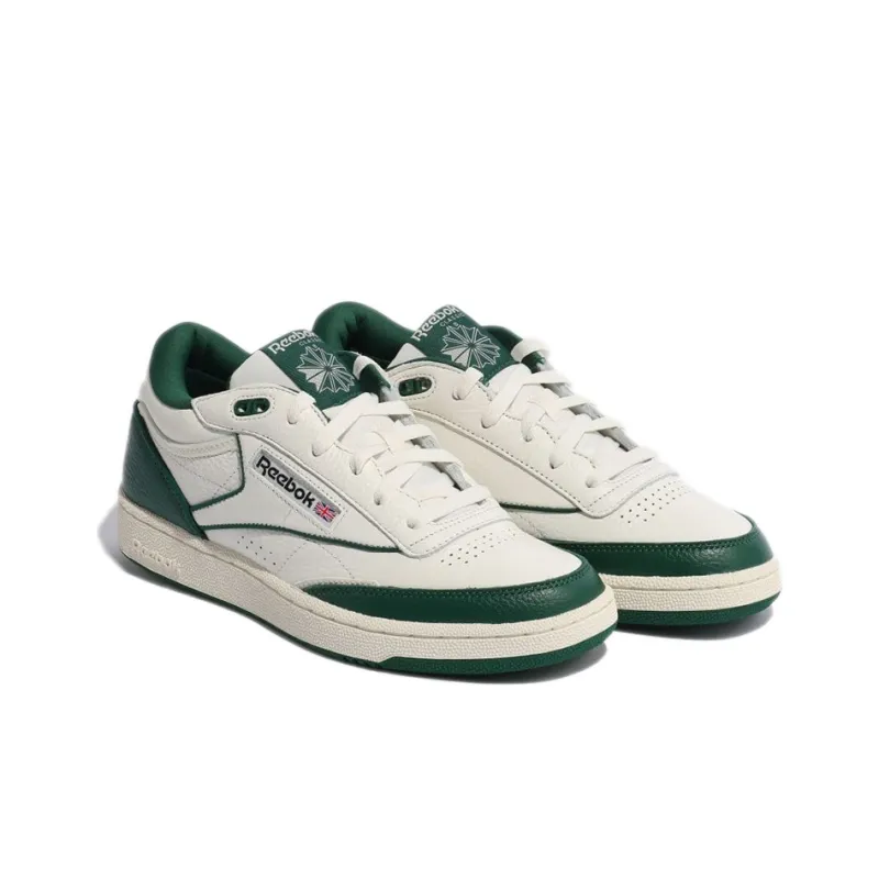 Reebok Unisex Club C Mid Ii Sneakers White/Green-2