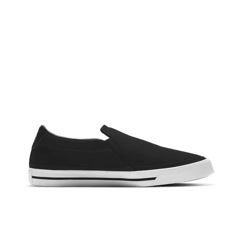 Nike Court Legacy Slip 'Black White'-1