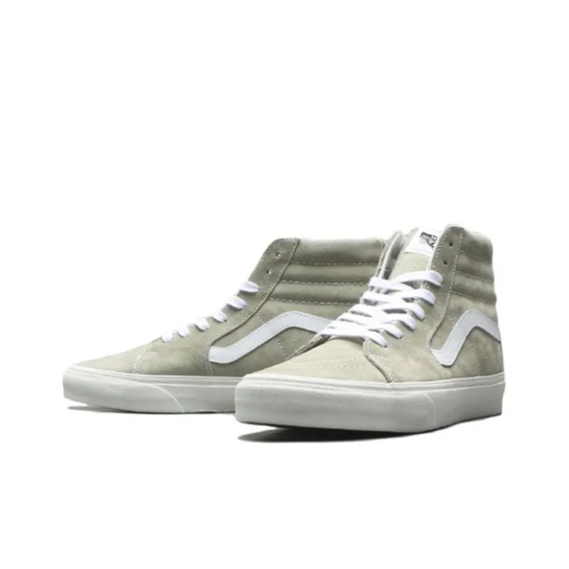 Vans Sk8 Hi Pig Suede Moss Grey-1