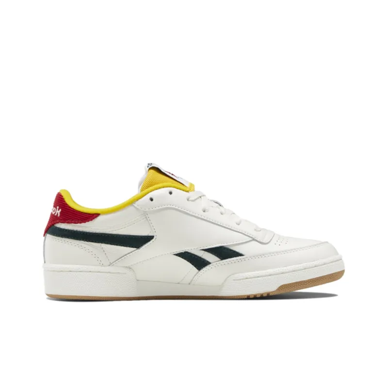 Reebok Club C Revenge Fashion Casual Skate Shoes Unisex White Green-1