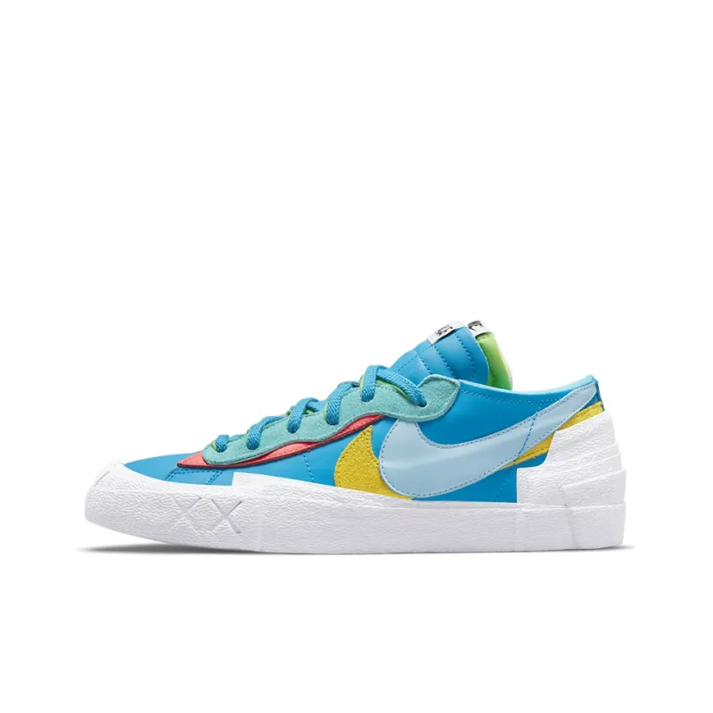 Sacai X KAWS X Nike Blazer Low Neptune Blue-0