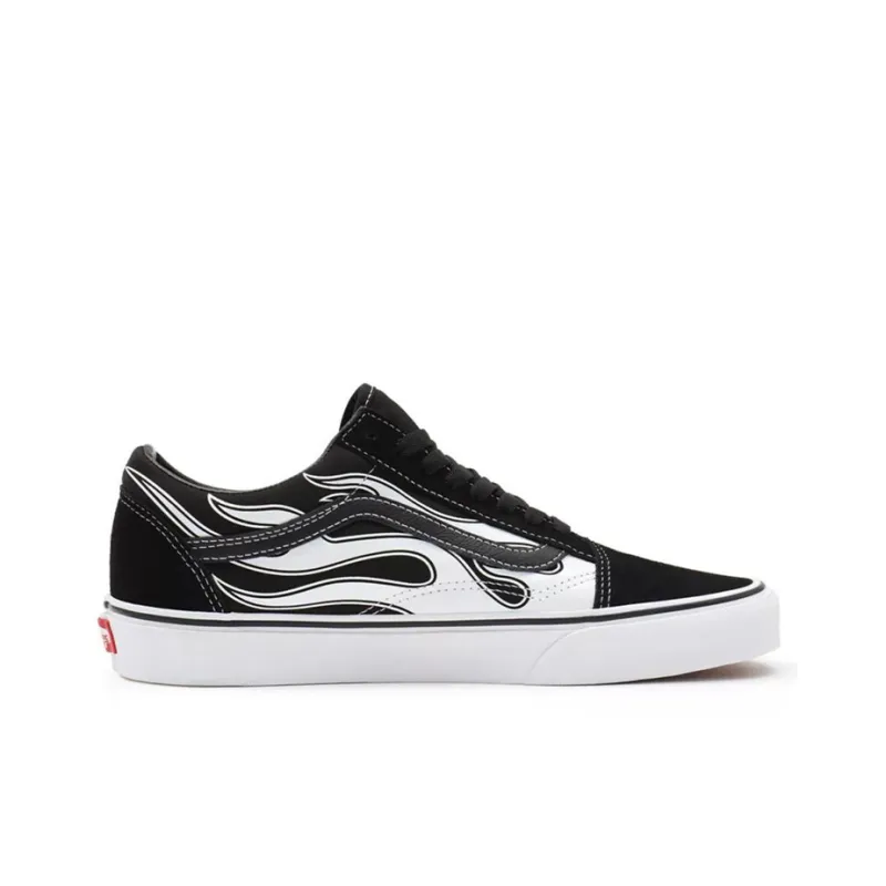 Vans Old Skool 'Flame Black White'-1