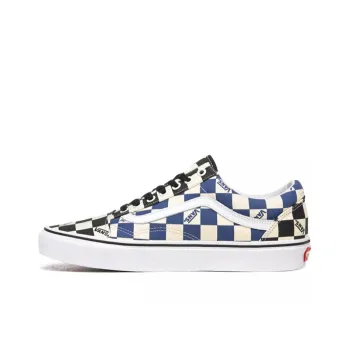 Old Skool Vans 'Big Check Black Navy'