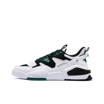 XTEP Low Top Skateboard Shoes Men's White & Black