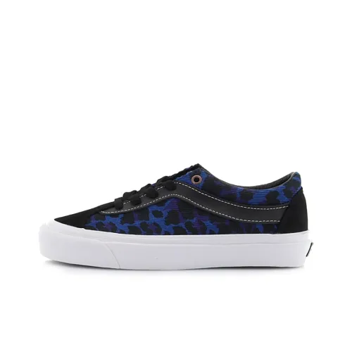 Vans Bold Skateboard Shoes Women's Low-Top Black/Blue/White