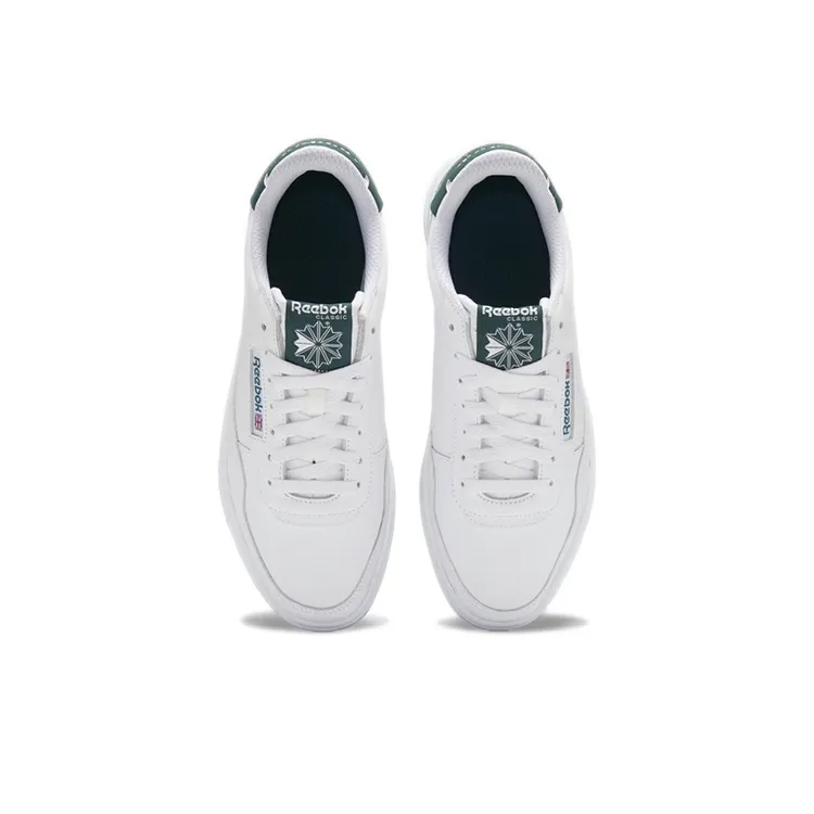 Reebok Court Peak Slip Resistant Cushioning Abrasion Resistant Low Top Skateboard Shoes Unisex White-4