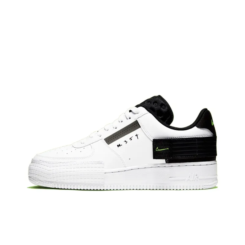 Nike Air Force 1 Type White Black Volt-0