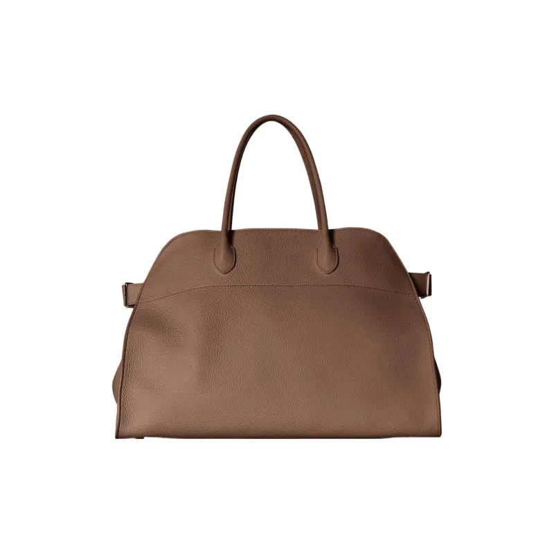 THE ROW Soft Margau Grained Calfskin Tote Bag Shopping Bag Handbag Women's Taupe-0
