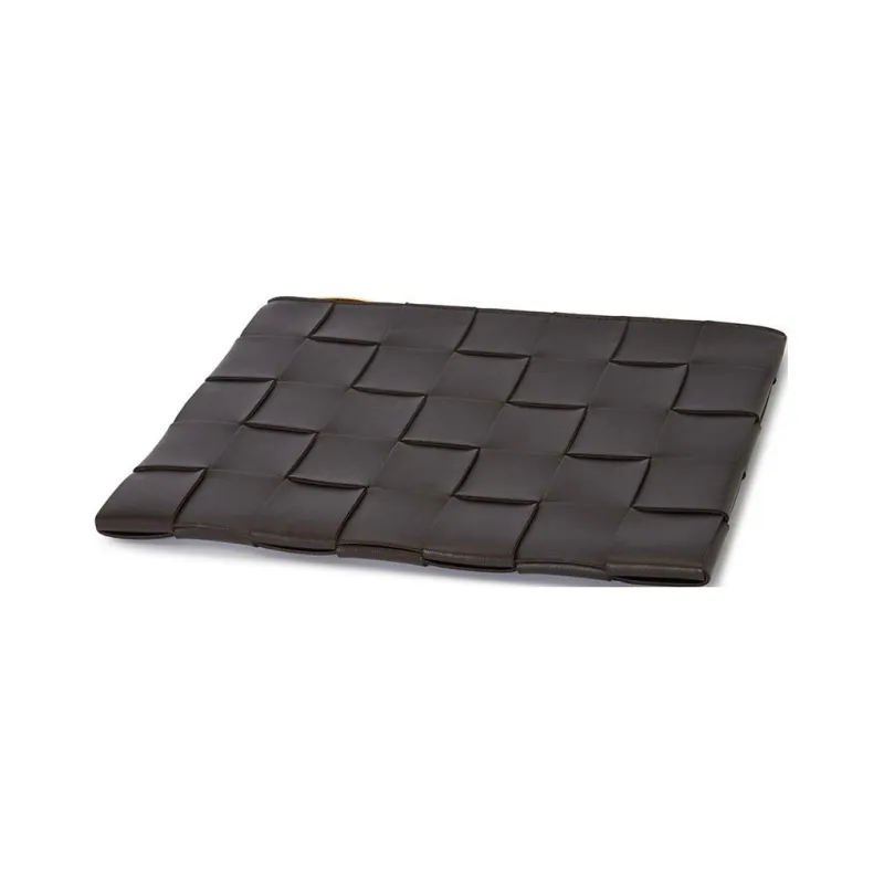 Bottega Veneta Leather Clutch Medium Size Women's Brown-4