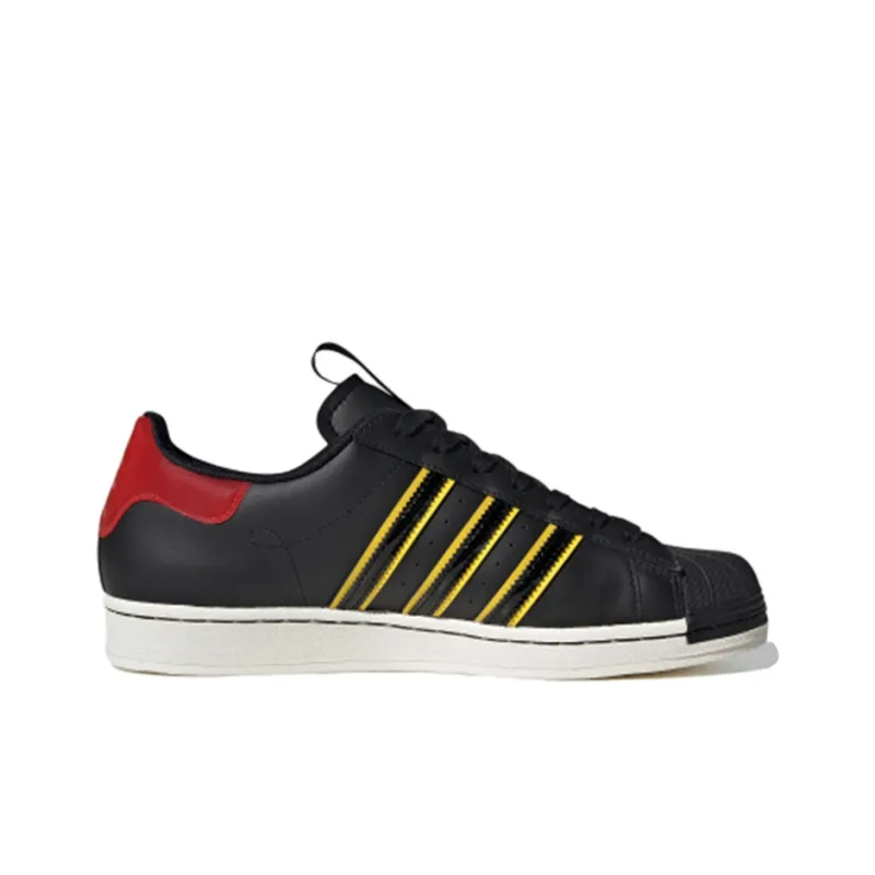 Adidas Originals Superstar Shoes 'Black Scarlet Red'-1