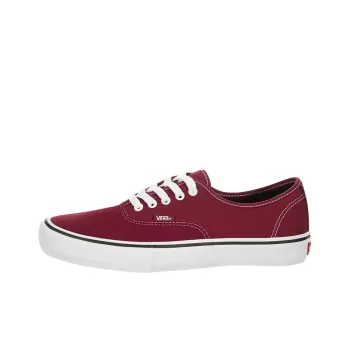Vans Authentic Pro Casual Skateboarding Shoes Unisex Red Wine