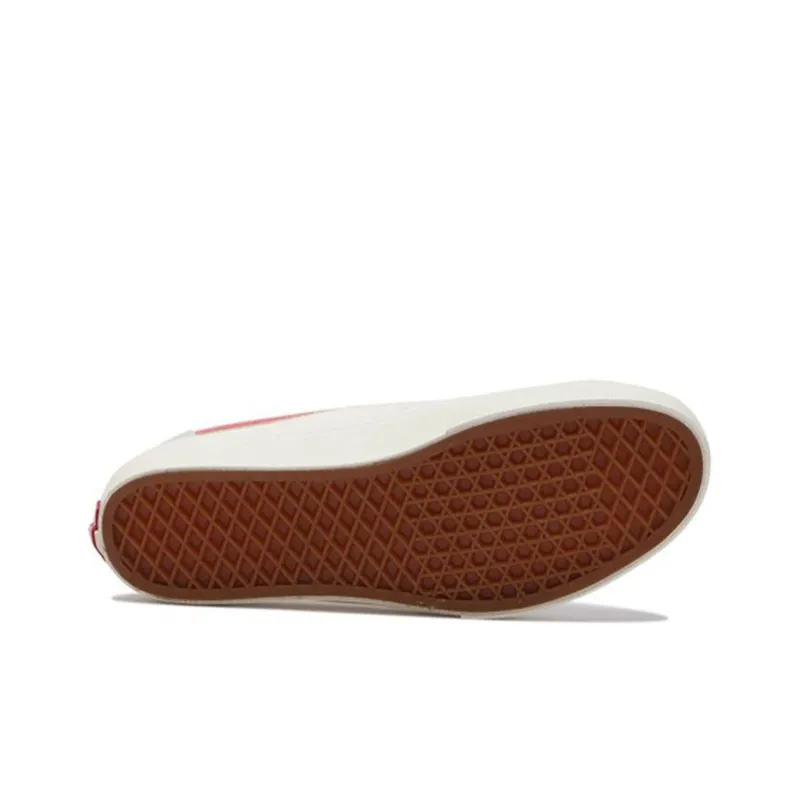 Vans Style 36 Low-Top Skateboard Shoes Unisex White Red Japan Version-4