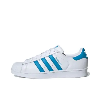 Adidas Superstar White Blue