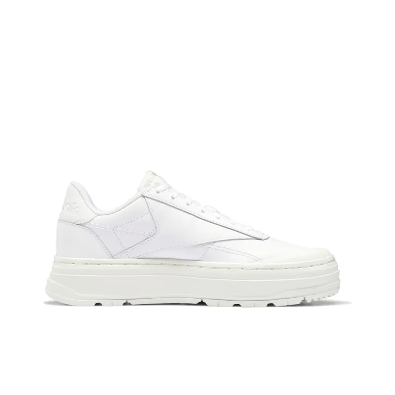 Reebok Club C Double Geo Triple White Women's-1