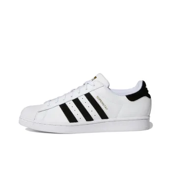 Adidas Originals Superstar Non Slip Lightweight Casual Skate Shoes White Black Unisex 'White Black'