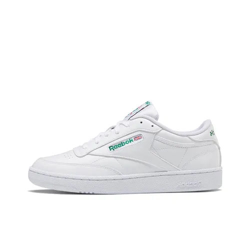 Reebok Club C Skateboard Shoes Unisex Low-Top White/Green