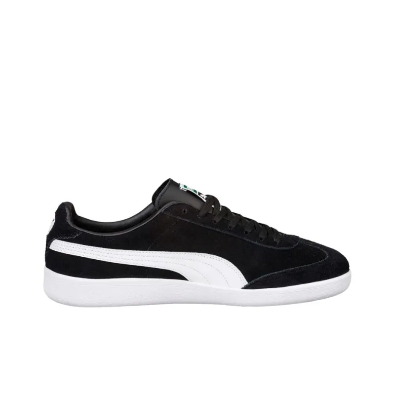 PUMA Suede Madrid Perforated Lightweight And Breathable Low-Top Skateboard Shoes Men's Black-1