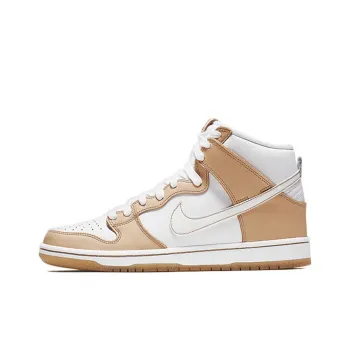 Premier X Nike SB Dunk High Retro White Champagne No‑Coin