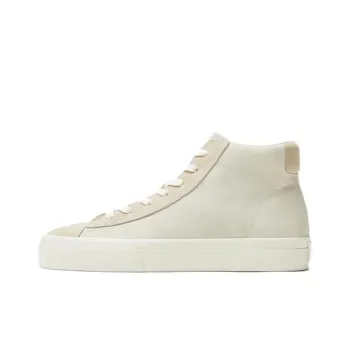 ZARA Slip-Resistant Cushioning Wear-Resistant High-Top Skateboard Shoes Men's Gray White