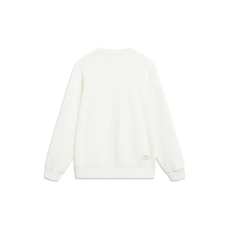 LiNing Sports Lifestyle Collection Sports Trendy Collection Sweatshirt Women's Ivory-1