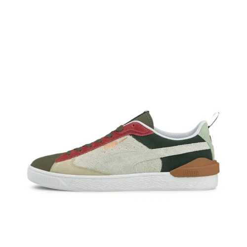 Puma Suede Green Red Beige