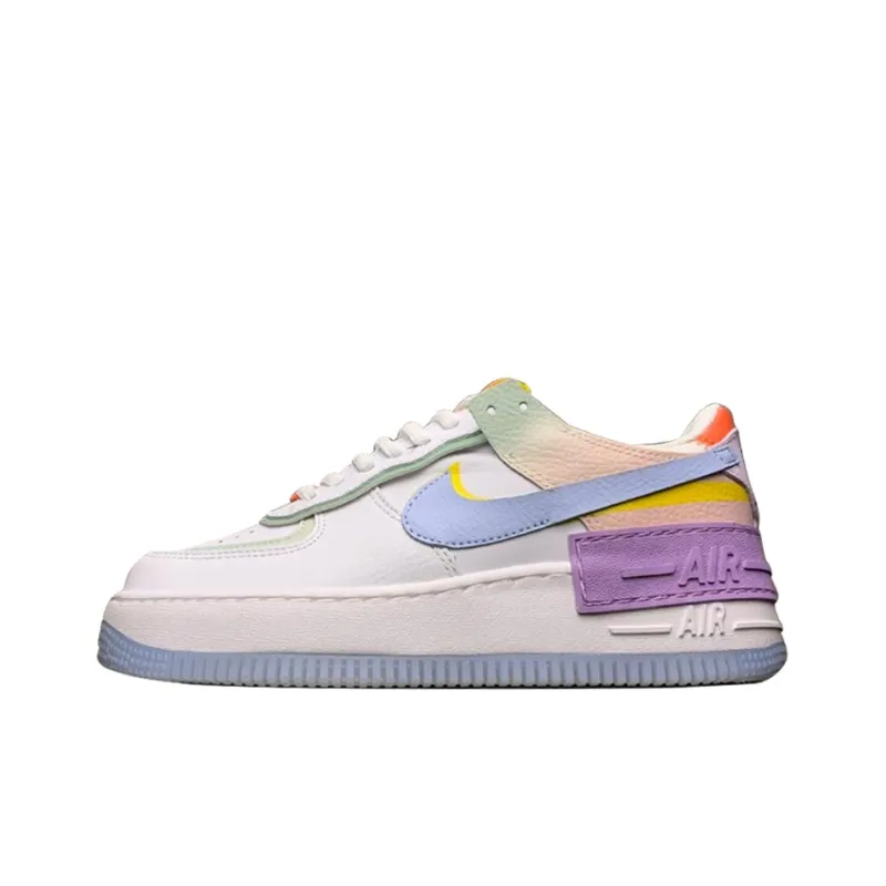 Womens Af1 Af1 Shadow White Hydrogen Blue Nike Air Force Low - Main Image