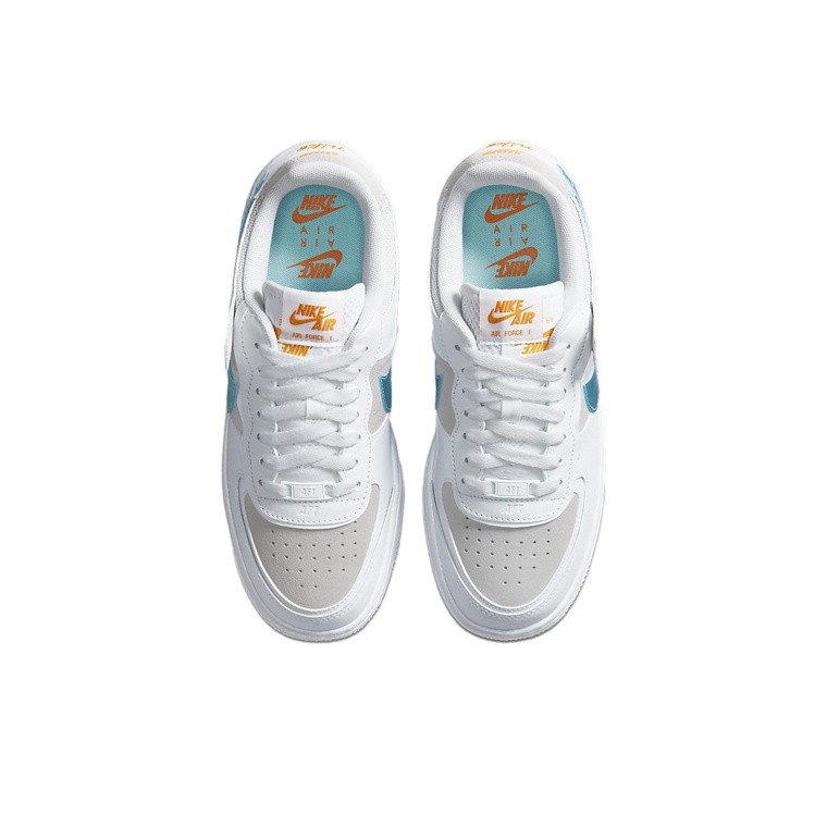 スニーカー Nike Air Force 1 Shadow White Vast Grey Glacier Ice (W) Size 5 - Nike Air Force 1 Shadow White Glacier Ice W for