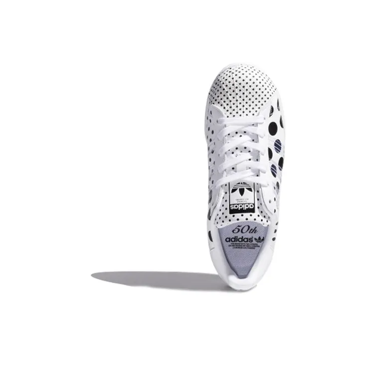 Adidas Superstar White Polka-3
