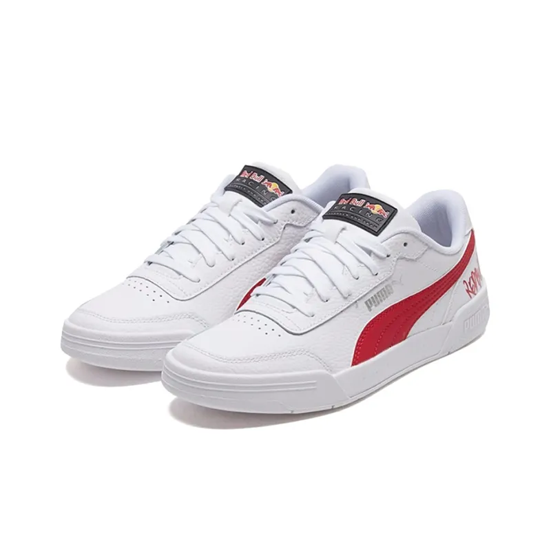 PUMA Rbr Caracal White/Red Casual Low Board Shoes-2