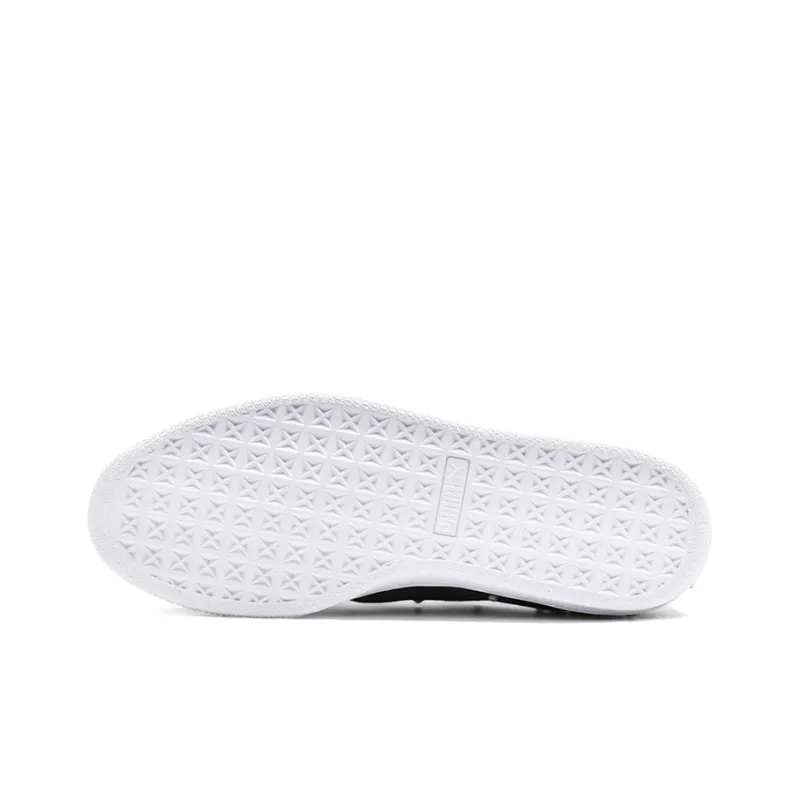 PUMA Pearl Studs Suede 'White Black Gold' Women's-5