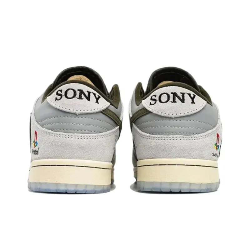 Nike X Travis Scott X PlayStation Dunk Low 'Grey White'-4