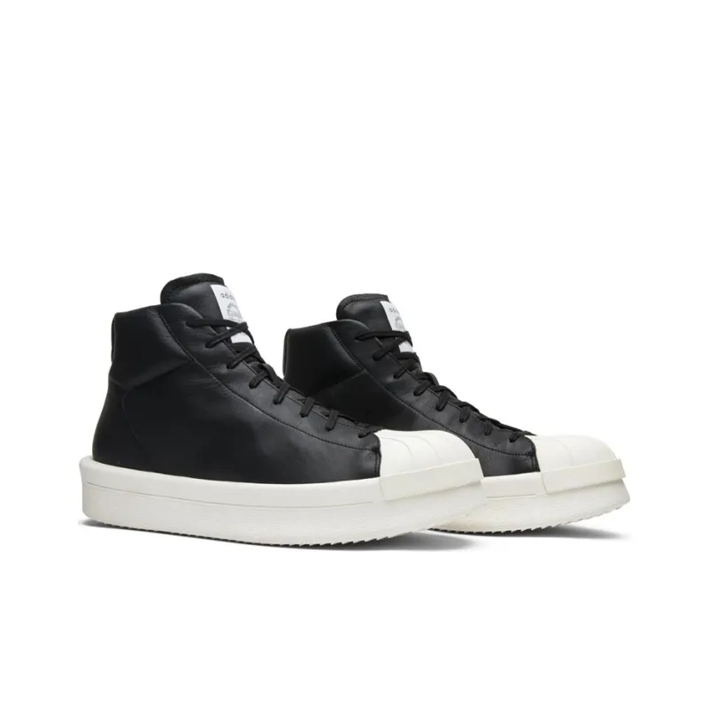 RICK OWENS x Adidas Originals Mastodon High-Top Skateboard Shoes Men's Black-2