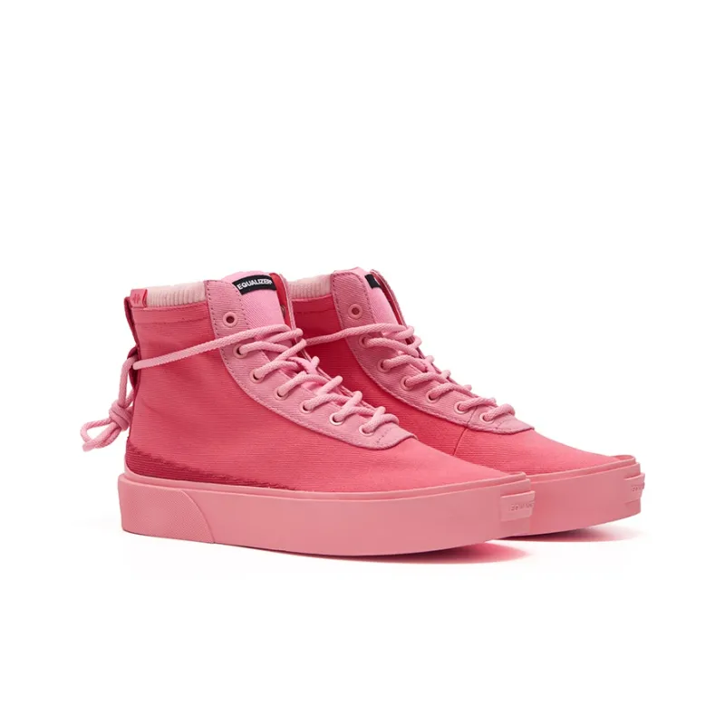 EQLZ EQUALIZER Fault High Skateboard Shoes Unisex Red Misprint-2