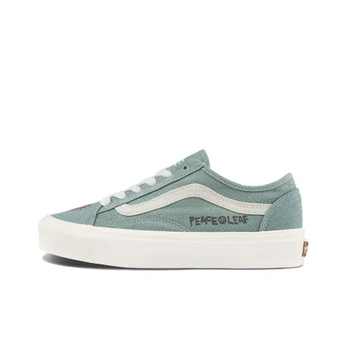 Vans Old Skool Skateboard Shoes Unisex Low-Top Green